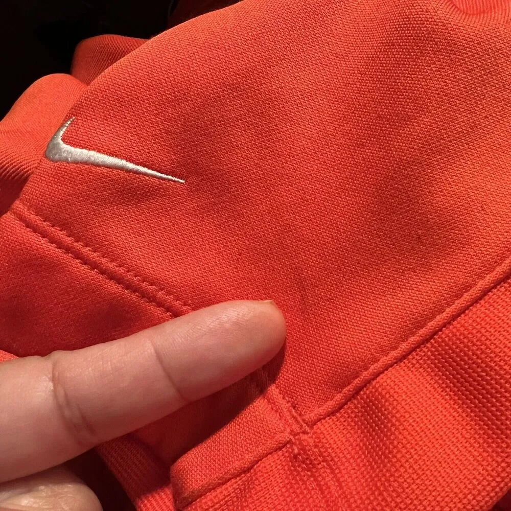 Baltimore Orioles Nike Golf Orange Quarter Zip Fleece Jacket Size XL - Picture 11 of 11